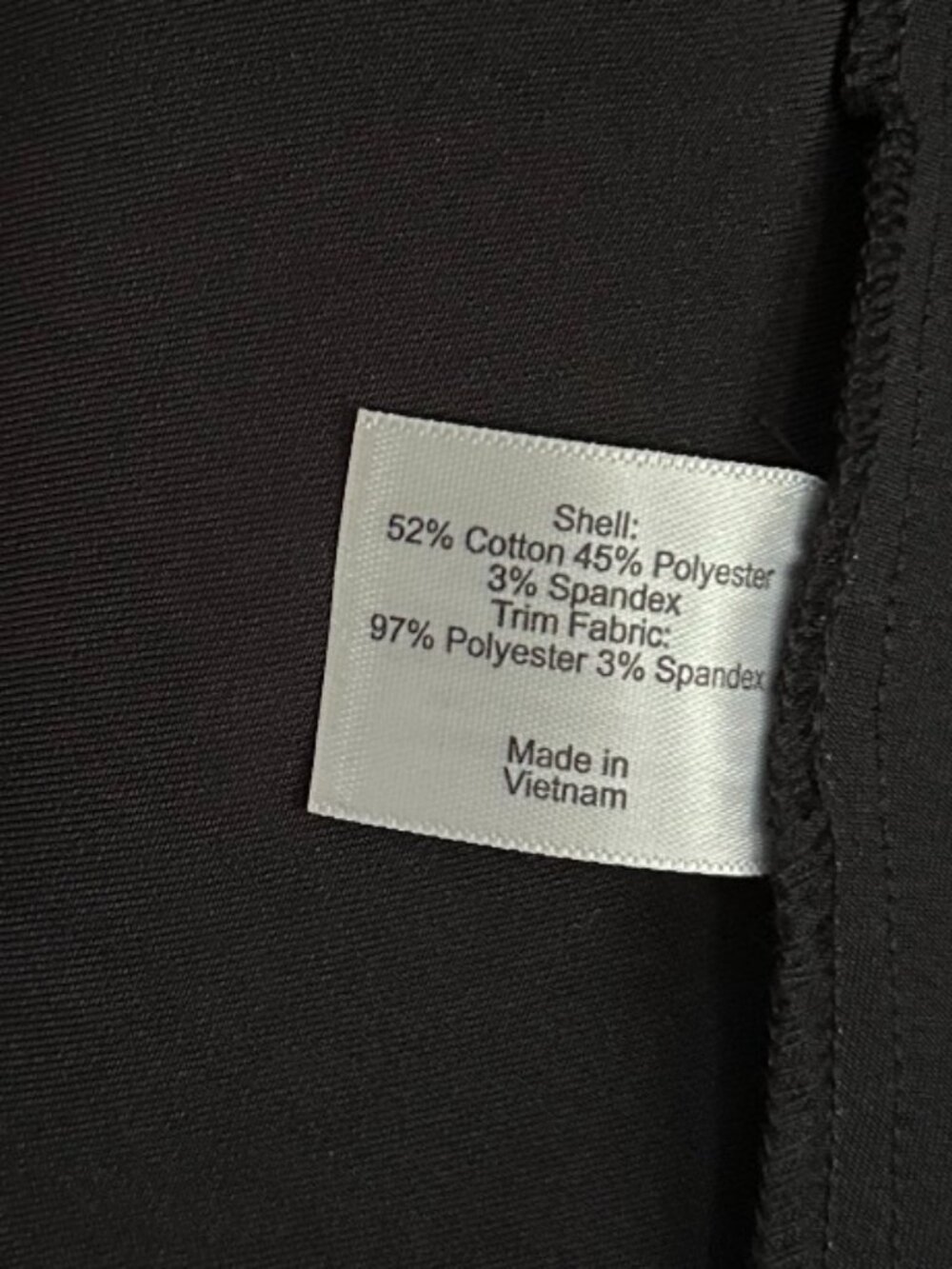 Lane Bryant Size 26 Moto Jacket Black Peplum Ruffle Asymmetrical Zip Stretch - Picture 5 of 5
